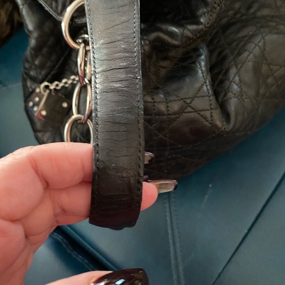 🖤Christian Dior Cannage Sac De Ville XL black hobo - Picture 3 of 14